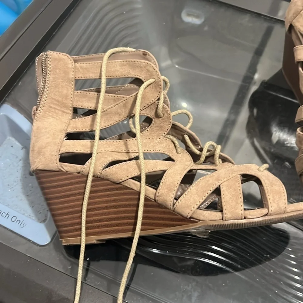 Sandals. Gently worn accepting offers size 9